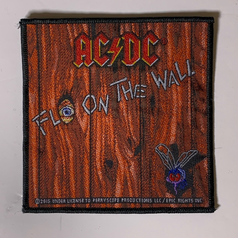 2015 AC/DC fly on the wall patch